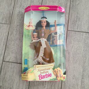 Vintage 1995 American Indian Barbie Doll American Stories Collection